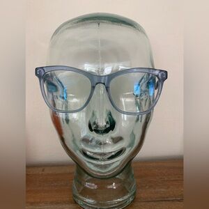 Genevieve Paris Design Quentin Prescription Glasses: blue crystal/marble frame